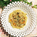 なつき☆ミ's cooksnap of when they made 簡単　茸クリームパスタ　豆乳使用.