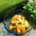 なつき☆ミ's cooksnap of when they made ズッキーニと人参のヒラヒラマリネ.