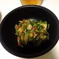 クック2T0Q5D☆'s cooksnap of when they made あっさり1品♪エノキとキュウリの梅和え.