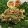 Wingy's cooksnap of when they made スナップえんどうとゆで卵のマヨ和え.