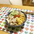komutatata's cooksnap of when they made 蒸し鶏の冷やし中華風ラーメン.