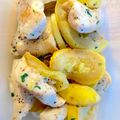 youchae's cooksnap of when they made ズッキーニと鶏モモ肉の炒め物.