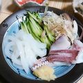 ＴＯＭＯＷＡＴ's cooksnap of when they made ✿いかのお刺身の食べ方✿.