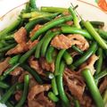 らてぼう's cooksnap of when they made 美味しい！ニンニクの芽と豚肉の甘辛炒め.