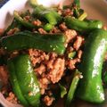 さゆりん♡'s cooksnap of when they made 旨味噌★ひき肉ピーマン炒め★.