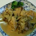 れいちぇるのご飯's cooksnap of when they made ◆きのことチキンのカレークリームソース♪.