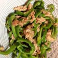 みーさり's cooksnap of when they made 無限ピーマン.