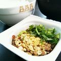 kikikko's cooksnap of when they made さくさく☆納豆にも天かす入れて・・・☆.
