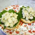 龍青空ママ's cooksnap of when they made わさびヨーグルトで！アボカドチキンサンド.