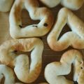 tomami's cooksnap of when they made ハートショコラバゲット♡*:..