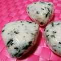 cana226's cooksnap of when they made しそわかめの小さなおにぎり(^^).