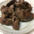 aoisoramam's cooksnap of when they made 糖質オフ　鶏レバーの簡単焼き鳥.