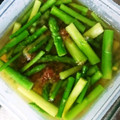 mi_lu224's cooksnap of when they made アスパラの煮浸し.
