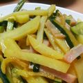 seeds_s's cooksnap of when they made チーズ♡じゃがズッキーニ炒め.