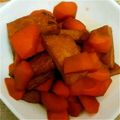 ゆみくま☆'s cooksnap of when they made さつま揚げ人参の煮物.