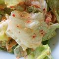 ママもげ's cooksnap of when they made レタスのキムチサラダ.