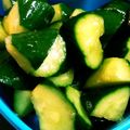 ショコラックマ's cooksnap of when they made 簡単！きゅうりの梅昆布茶漬け.