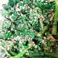 ふぁんたにゃん's cooksnap of when they made まるごと　ほうれん草ごま和えサラダ風.