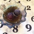 ＊marble＊'s cooksnap of when they made ひんやり♪もずく酢に冷凍ぶどう.