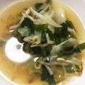 初心者まぁ's cooksnap of when they made ダイエットや夜食に中華風食べるスープ.