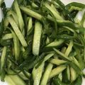 クックZOCE29☆'s cooksnap of when they made ピーマンとキュウリの旨塩ナムル.