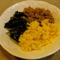 ｊｏｃｏｍｏｍｏｌａ's cooksnap of when they made キムパっぽい☆変わりそぼろ弁当.