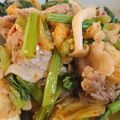 柊さくら's cooksnap of when they made 5分でできる簡単小松菜豚キムチ.