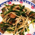 mEEalEE's cooksnap of when they made 簡単 我が家のレバニラ炒め もやし入り♪.