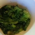 クック9NG3BD☆'s cooksnap of when they made 材料一つでスピード一品☆レタスのおひたし.