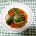 いちごスロータクシー's cooksnap of when they made 精進　春野菜と車麩の煮物.