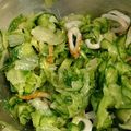 クック0MHF56☆'s cooksnap of when they made 簡単☆美味しい！レタスとちくわのマリネ.