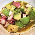 なっぴーこーぴー's cooksnap of when they made ☆簡単美肌☆アボカドとタコのバジルあえ.