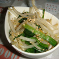 mikiha5's cooksnap of when they made もやしとニラのおひたし.