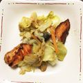 ルビール's cooksnap of when they made 鮭とキャベツのチーズ蒸し.