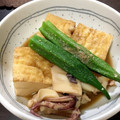 ピコたんママ's cooksnap of when they made イカげそと厚揚げの炊き合わせオクラ添え.