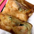 AYANA_10's cooksnap of when they made 簡単＊海老と大葉とチーズのミニ春巻き.