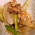 citron♥'s cooksnap of when they made アスパラと鶏むね肉の梅オイスター炒め.