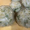 しおりポンママ's cooksnap of when they made 韓国風♪　しらすDEおにぎり.