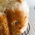 雛鳥と親鳥's cooksnap of when they made HB☆ココナッツ香る♡くるみ食パン.