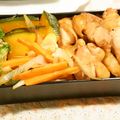 スタイリッシュママ's cooksnap of when they made カボチャと鶏肉のオイスター炒め.