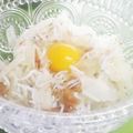 みっくママ's cooksnap of when they made ☆簡単☆新玉葱と梅鰹の卵黄ポン酢和え.