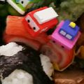 けろママ☆'s cooksnap of when they made キャラ弁 カニカマだけでキャンディ.