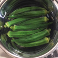 maiyuuu's cooksnap of when they made オクラの茹で方 冷凍保存方法.