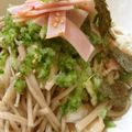 二角形's cooksnap of when they made 冷やしおろしキュウリ蕎麦.