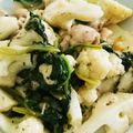 ぱりが's cooksnap of when they made 鶏のバジルチーズ焼き♪カリフラワー.