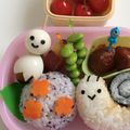 まごころ食堂's cooksnap of when they made キャラ弁　てるてるぼうず.
