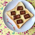ふたごゆき's cooksnap of when they made ❁チョコトースト❁.