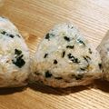 cana226's cooksnap of when they made しそわかめの小さなおにぎり(^^).