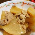 ぴかりんぼん's cooksnap of when they made 豚こまと大根のトロトロ煮物.