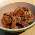 野菜ぎらい家族's cooksnap of when they made 豚小間と厚揚げの煮物.